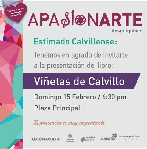 Invitan al 2° Festival ApasionArte en Calvillo