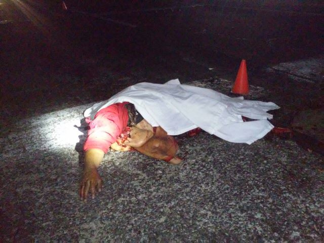 ¡Un desconocido murió destrozado por varios vehículos en Aguascalientes!