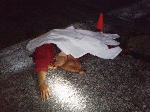 MUERTO ATROPELLADO Y DESTROZADO 45 NORTE (2)