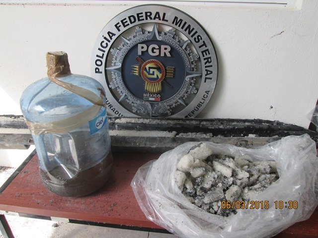 ¡La PGR detuvo a un sujeto con 18 kilos de metanfetamina en Aguascalientes!