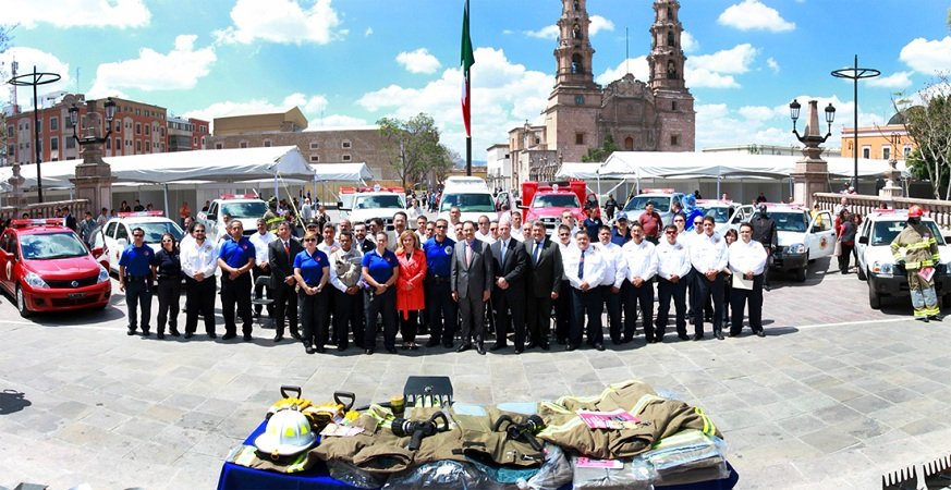 Entregó el MunicipioAgs nuevos vehículos y equipamiento a la Dirección de Protección Civil