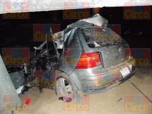 Tres muertos en espantoso accidente en Aguascalientes_2