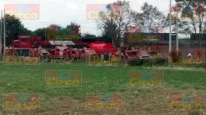 Explota pipa con gasolina al ser alcanzada por el tren en Aguascalientes_06