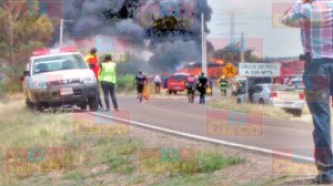 Explota pipa con gasolina al ser alcanzada por el tren en Aguascalientes_11