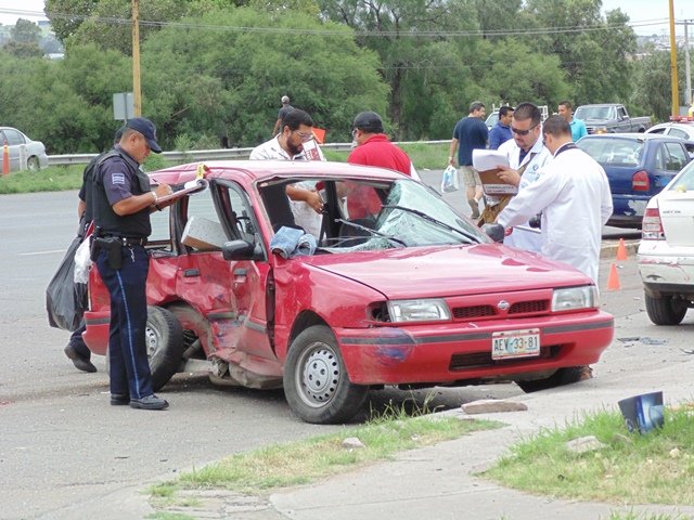 ¡Fatal atropello y doble choque en Aguascalientes dejó saldo de 1 muerto y 2 lesionados!