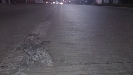 ¡Evidencian la mala calidad de la pavimentación de las avenidas en Aguascalientes por parte del Gobierno Municipal!