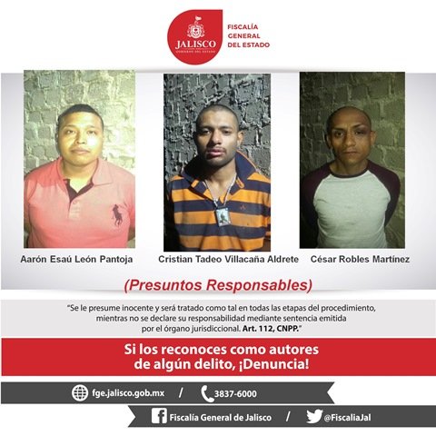 ¡Capturaron en Guadalajara a 4 sicarios de un grupo delictivo que cometieron varias ejecuciones!