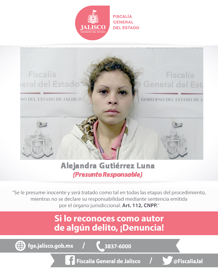 ¡Consignan a mujer que participó en el homicidio de su ex pareja en Guadalajara!