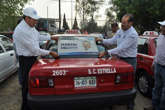 ¡Concesiones de taxi no serán más factor de presión política: Martín Orozco!