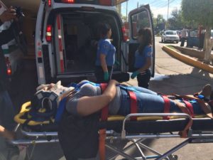 9 LESIONADOS CHOQUE 2 CAMIONETAS CARRETERA 70 ORIENTE (3)