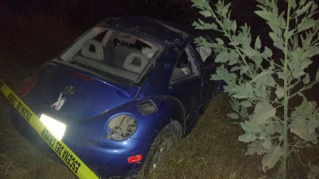 ¡Una joven murió tras la volcadura de su auto en Aguascalientes!