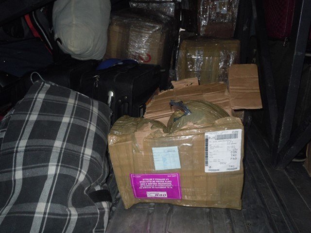 ¡Militares decomisaron 15 kilos de marihuana en un autobús en Aguascalientes!