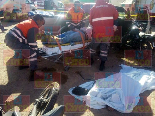 ¡Accidente de motocicleta en Río Grande, Zacatecas, dejó 1 muerto y 3 lesionados!