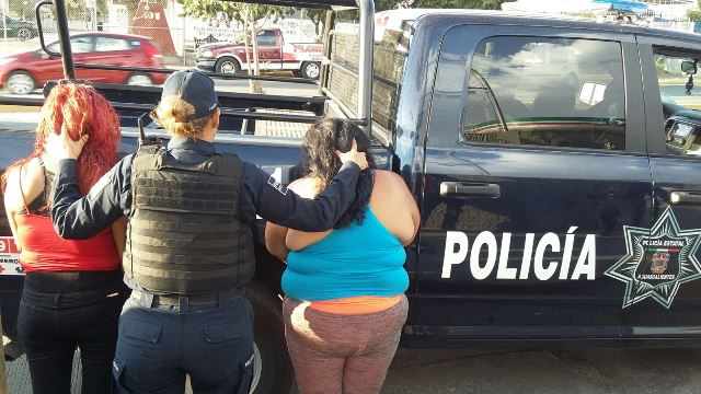 ¡Detuvieron a 2 mujeres traficantes de drogas en Aguascalientes!