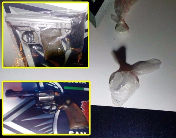 ¡Detuvieron a un sujeto con dos armas de fuego y dosis de “crystal” en Aguascalientes!