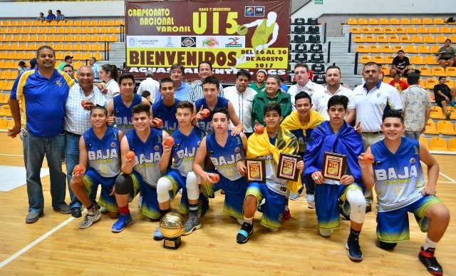 ¡Baja California se corona en el Nacional de Baloncesto U15 varonil 2017!