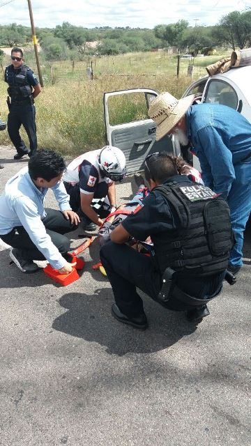 ¡Zacatecano y japonés resultaron lesionados tras fuerte choque en Aguascalientes!