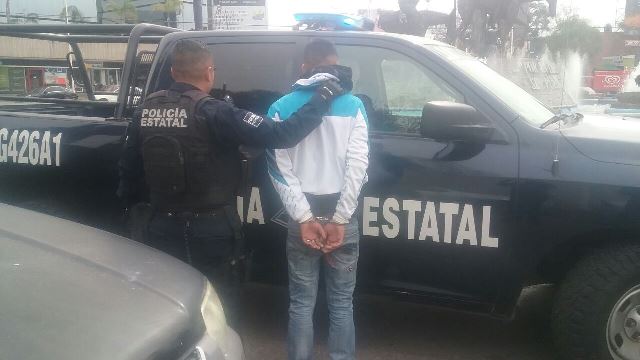 ¡Policías estatales detuvieron a un narcomenudista con marihuana y “crystal” en Aguascalientes!