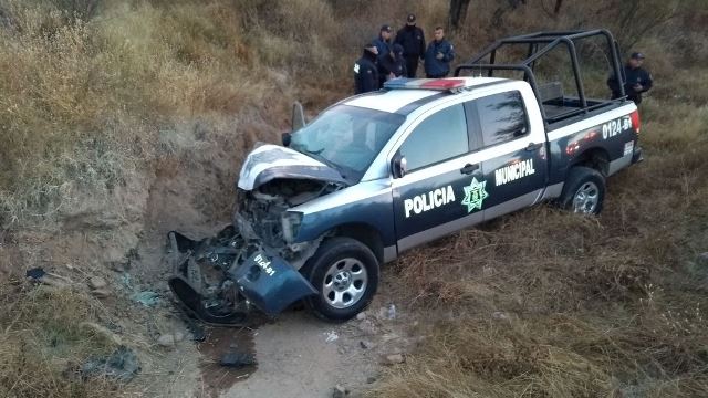 ¡Oficial de la Policía Municipal de Aguascalientes se mató tras accidentarse en su patrulla!