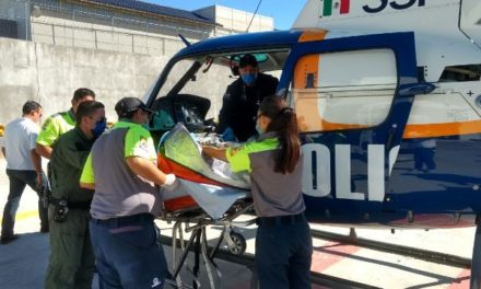 ¡Grave militar atropellado en Aguascalientes y en el helicóptero de la SSPE lo trasladaron a la Ciudad de México!