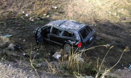 ¡6 lesionados dejó enésima volcadura en el Libramiento a Calvillo y la carretera 70 Poniente en Aguascalientes!