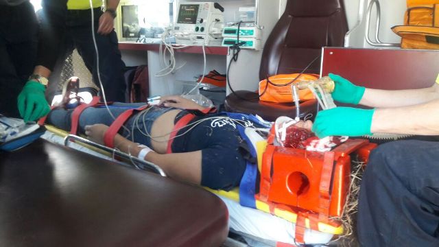 ¡16 lesionados tras doble accidente en la 45 Sur en Aguascalientes!