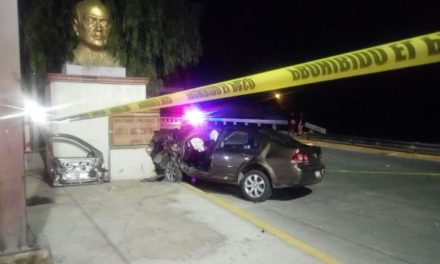 ¡Trágico accidente en Aguascalientes dejó 1 joven muerta y 4 lesionados!