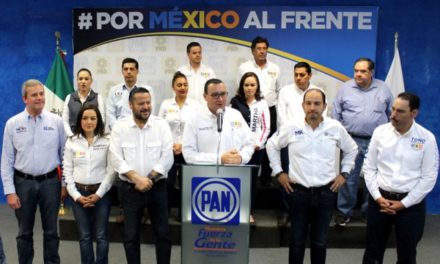 ¡Candidatos de la coalición “Por México al Frente” presentan su 3de3!