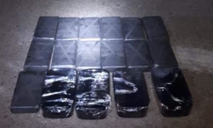 ¡Policías federales aseguraron 17 kilos de cocaína y “crystal” en un autobús en Zacatecas!