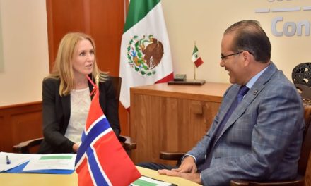 ¡Gobernador de Aguascalientes recibe a la embajadora de Noruega en México!