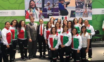 ¡Abanderamiento de la delegación mexicana que participará en los Juegos Centroamericanos en Barranquilla!