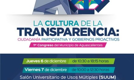 ¡El Corazón de México será sede del Primer Congreso Municipal de Transparencia!