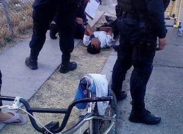 ¡Ciclista murió embestido por una patrulla de la Policía Ministerial en Aguascalientes!