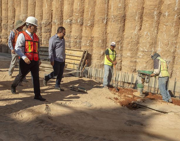 ¡Avanza la construcción del paso a desnivel del antiguo camino a San Ignacio!