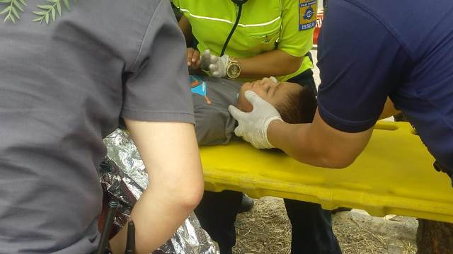 ¡Menor lesionado en accidente en Aguascalientes fue llevado al hospital en un helicóptero!