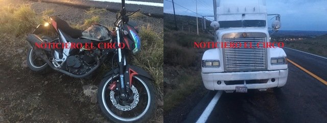 ¡Motociclista murió arrollado por un tráiler en Ojuelos!