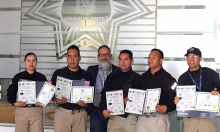 ¡Policía Municipal de Aguascalientes obtiene certificado internacional en criminalística!