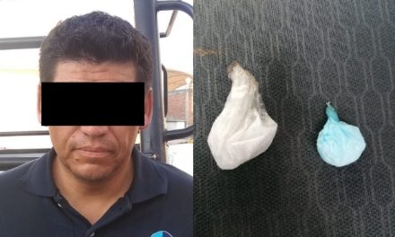 ¡Ex elemento de la Fiscalía General de Zacatecas fue detenido con droga en Aguascalientes!