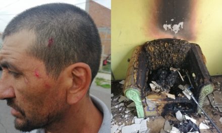 ¡Brava mujer lesionó a su ex pareja y luego le incendió su casa en Aguascalientes!