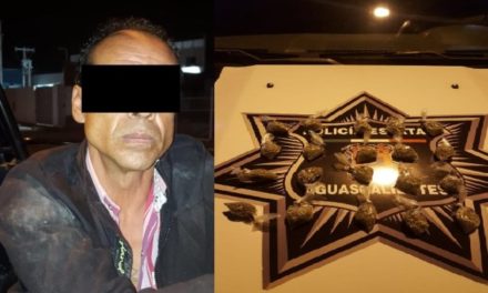 ¡Distribuidor de drogas de Zacatecas fue detenido en Aguascalientes!
