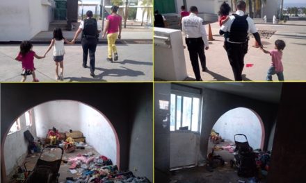 ¡Policías municipales de Aguascalientes rescataron a 4 menores que vivían en condiciones insalubres y en completo descuido!