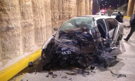 ¡Automovilista se mató tras fuerte accidente en Aguascalientes!