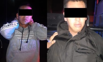 ¡Capturaron a dos “chilangos” con cuatro armas de fuego en Aguascalientes!