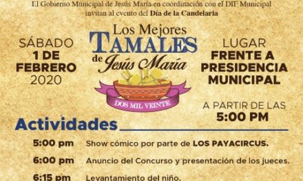 ¡Habrá concurso de tamales en Jesús María para celebrar el Día de la Candelaria!