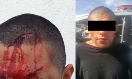 ¡“El Cholo” lesionó a un policía en Calvillo, Aguascalientes, y fue detenido!