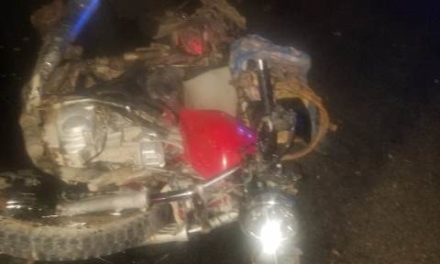 ¡Ancianito motociclista murió tras chocar contra una camioneta en Aguascalientes!