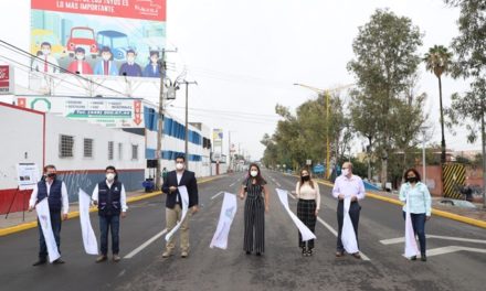 ¡Entrega Tere Jiménez obra de rehabilitación de avenida Petróleos Mexicanos!