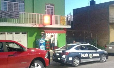 ¡2 pistoleros asaltaron una tienda de abarrotes en Aguascalientes!