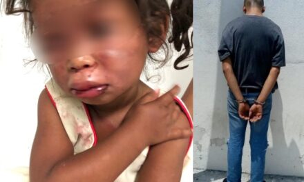 ¡Sujeto estuvo a punto de matar a golpes a su hijastra de 2 años de edad en Aguascalientes!