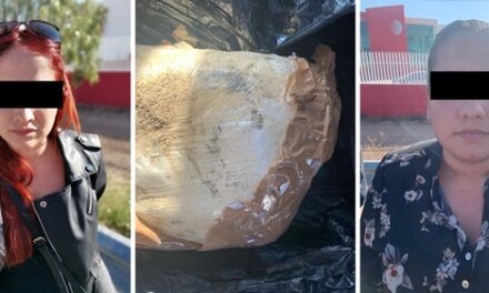 ¡Detuvieron a 2 mujeres narcotraficantes con 1.5 kilos de “crystal” en Aguascalientes!